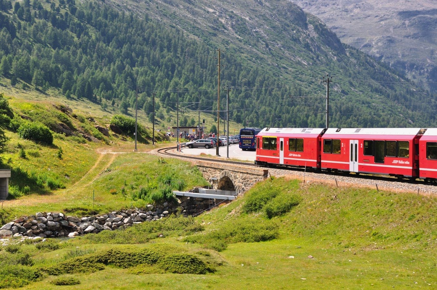 Bernina Express: Mapa de ruta, parades i millor época